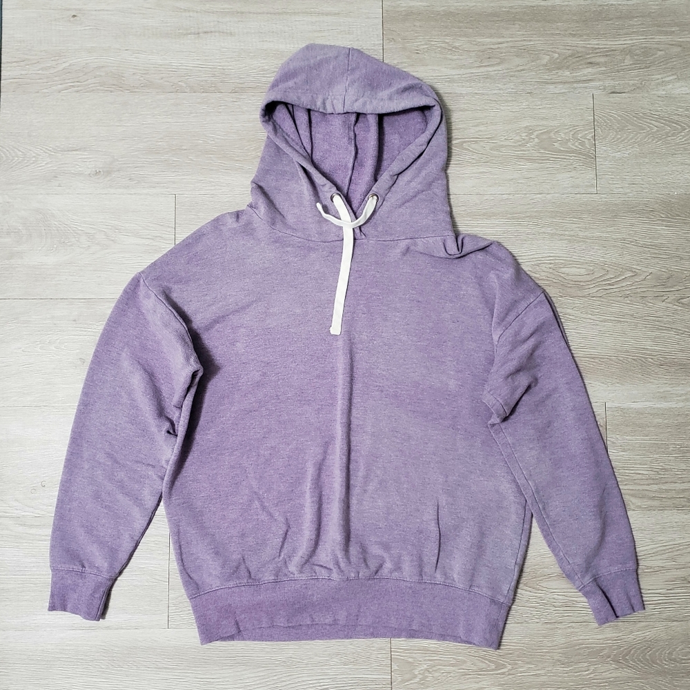 Buffalo David Britton purple hoodie sweatshirt size Small soft athleisure